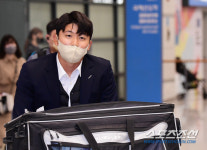 [포토] 박계범 훈련 잘 마치고 왔어요