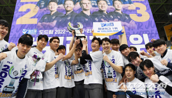 [포토] 대한항공 '3년 연속 정규리그 1위'