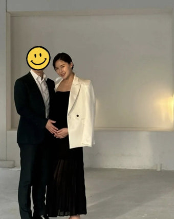 '쌍둥이 임신' 공현주, D라인에 손 올린 '금융맨 남편 공개'