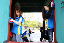 신한은행, 대면 봉사활동 재개…성균관 명륜당서 문화재 지킴이 활동 진행