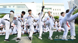 공부체력X인성 키우는 모닝태권도,동탄국제고 전교생이 유단자[다시 학교체육ON-경기도교육청]