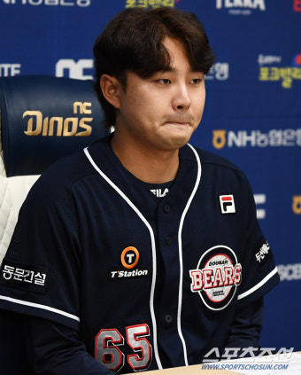 [포토] 두산 정철원 '굳은 표정'