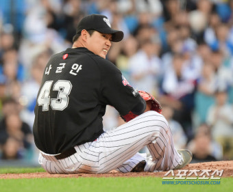 [포토] 강습타구에 맞은 나균안