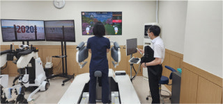 한림대한강성심병원, 화상환자 보행능력 회복 재활로봇 모닝워크 도입