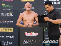 겨우 200g 차이로 1억원이 날아갔다. 7연승 강자 꺾었던 키르기스스탄 파이터, 계체 실패 결승 탈락[로드FC 현장]
