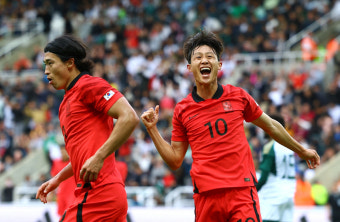 [뉴캐슬Live]'조규성 선제골' 대한민국, 사우디에 1-0 앞선 채 전반 종료