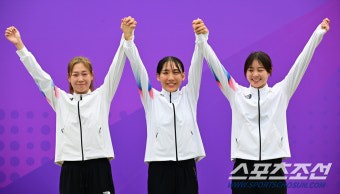 [포토] 김세희-성승민-김선우 '자랑스러운 동메달의 주인공들'