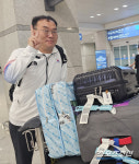 모두의 메달,우린 이런 작품을 원했다! 수영원팀감독님은 제자들의 짐을 밀고 진천을 향했다[항저우S토리]