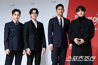[포토] 버논 원우 민규 에스쿱스, 눈부신 수트핏