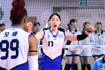 '양효진 빼고 두자릿수 득점만 4명' 현대건설, 도로공사에 72분만에 셧아웃 압승…선두 질주