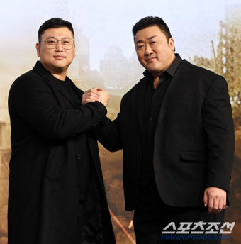 [포토] 허명행 감독-마동석, 묵직한 만남