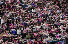 [포토] 경기장 가득 채운 흥국생명 팬들의 열기