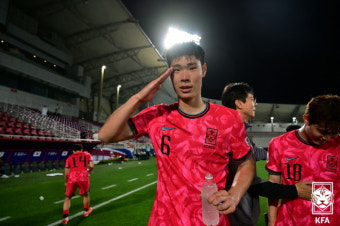 [U-23아시안컵 리뷰]'이영준이 찢었다'황선홍호,2번의 득점 취소 불운 씻는 후반 추가시간 극적 결승골로 UAE 1-0 제압, 파리올림픽행 탄력!