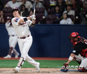 [포토] 삼진 당하는 이원석