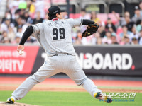 [포토] 류현진 부상 회복, 힘찬 투구