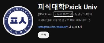피식대학, 논란 한 달만에 구독자 23만 이탈→영양군 자체홍보 영상 '맞불' [SC이슈]
