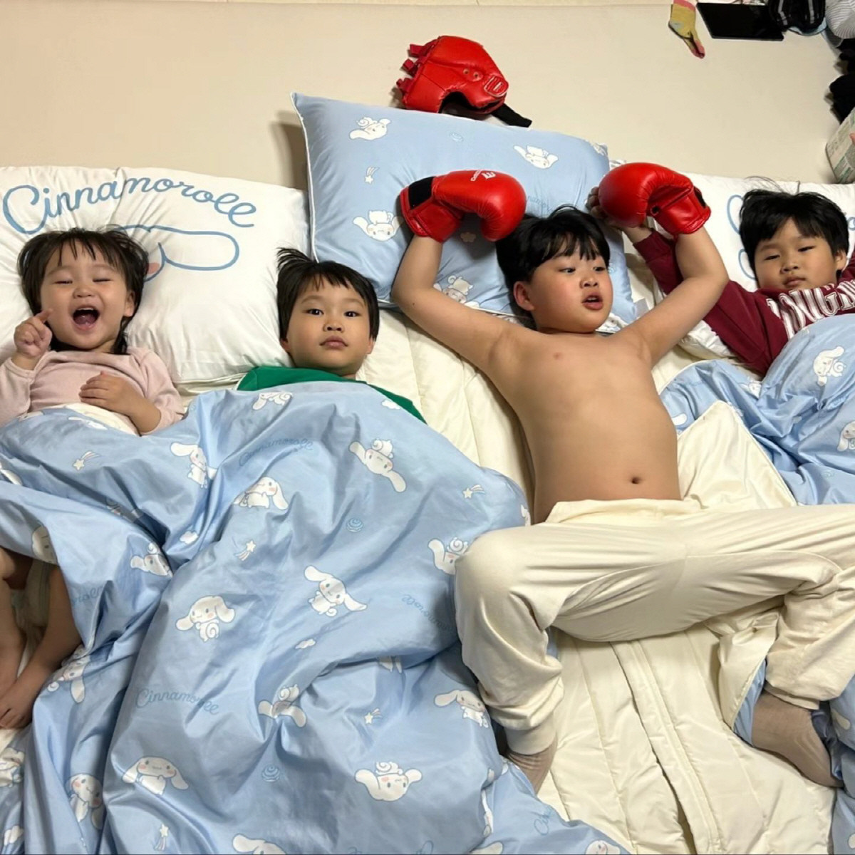 정주리, 다섯 아들 키우는데 남아 독수리 오형제 탄생  
