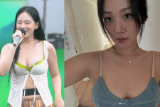 살 빠진 비비, 워터밤 뱃살 실종됐다 완전 예뻐