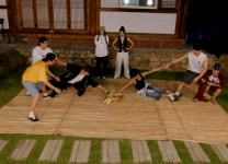 정동원, 팔근육 자랑하더니…NCT 정우에겐 역부족? 휘청하며 애원(시골간Z)