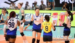 [포토] 현대건설 셧아웃 승리