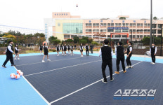 안산 송호고 미래형 운동장에 담긴 임태희 경기교육감의 신념, 학교와 교육의 발전, 지역사회와 함께 해야 한다