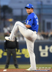 구거박 역전 결승 2루타, 최원태 110구 QS KS 후 첫 만남부터 사생결단 총력전, 삼성이 먼저 웃었다...위즈덤 4G 연속 홈런[광주리뷰]