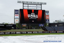 [포토] 키움-한화전, 이틀 연속 우천 취소