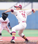 [포토] 상동고 임종훈 청룡기 마산용마고 상대 투구