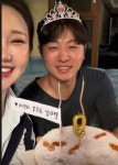 유상무, 대장암 3기 수술 9년…아내 뭉클한 축하 