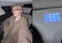 방탄소년단 지민, 10kg 뺐다더니…59.7kg 뼈말라 인증