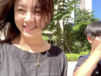 '재혼' 강성연, 의사 남편이 선물했나..하트 목걸이에 '시선 집중'