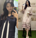 '임신설' 배성재김다영, 이때부터였나..남다른 옷차림에 '볼록한 배'