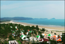 전남 해수욕장에 유럽식 텐트촌 조성