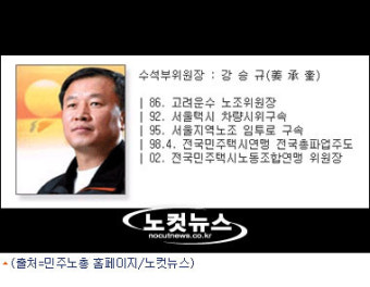 강승규 민주노총 부위원장, 금품 수수 혐의 '긴급체포'