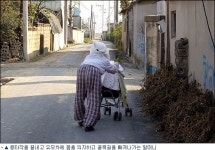 따스한 삶의 지혜 할머니가 유모차를 끌고 다니는 까닭