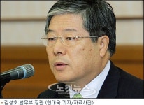 김성호 법무 사의 표명 … 후임엔 정성진 청렴위장 내정