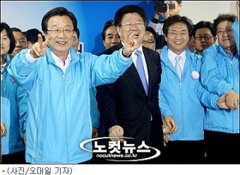 경기지역, 한나라 32·민주 17·친박 1·무 1석