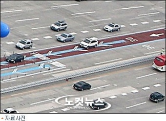 평일 버스전용차로제…버스 '씽씽' vs 승용차 '느릿'