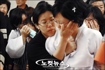 순직 소방관 영결식, '여보...아빠...'
