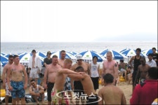 [Nocut포토] 해운대는 벌써 후끈