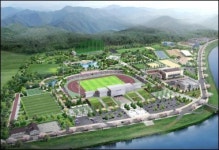 육상·족구·골프·궁도…거창스포츠파크 준공