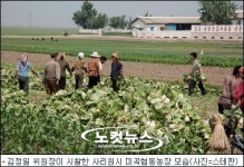 김정일, 황해도 사리원 미곡협동농장 등 시찰