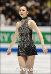 점프 리듬 잃고 당황하는 김연아