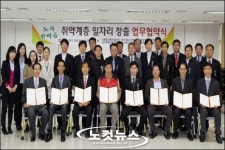 한국공항공사 제주본부, 취약계층 일자리 만들기 나서