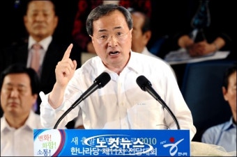 정견 발표하는 김대식 후보