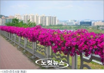 전국체전 앞두고 진주 도심 꽃단장 한창