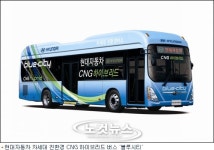 현대차, 차세대 친환경 하이브리드 버스 블루시티 공개