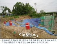 역행침식 지천 상류로…마을둑·제방도로 붕괴 우려