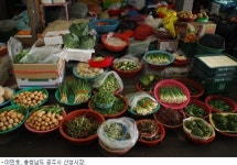 사진 대결,재래시장  대  마트의 야채