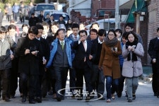 박원순, 남태령 전원마을 산사태 피해 점검